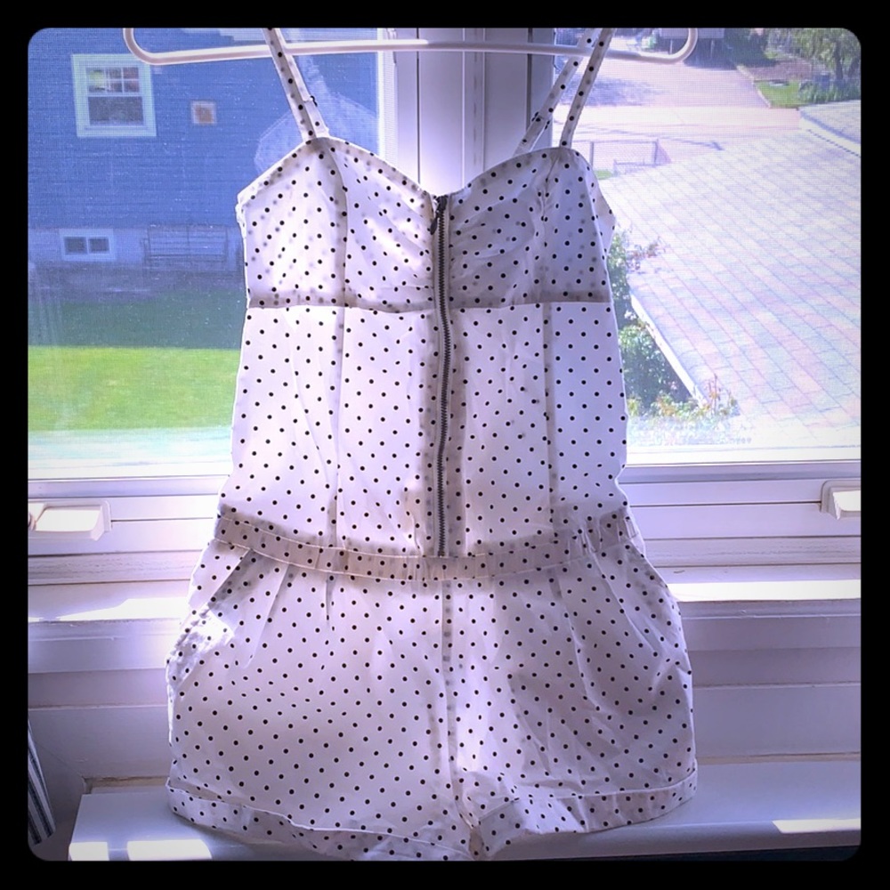 Polka dot romper